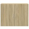 vidaXL Mobile a Parete Rovere Sonoma 80x42,5x64 cm Legno Multistrato