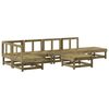 vidaXL Set Salotto da Giardino 7 pz in Legno Impregnato di Pino