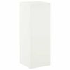 vidaXL Supporto per piante Bianco 30 x 30 x 80 cm Acciaio