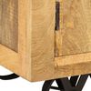 vidaXL Credenza in Legno Massello di Mango 95x45x185 cm