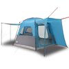 vidaXL Tenda da Campeggio da Auto per 4 Persone Blu Impermeabile