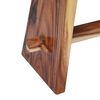 vidaXL Sgabello in Legno Massello di Suar e Poliresina