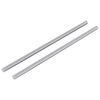vidaXL Asta Filettata 2 pcs Argento 6 x 170 mm Acciaio