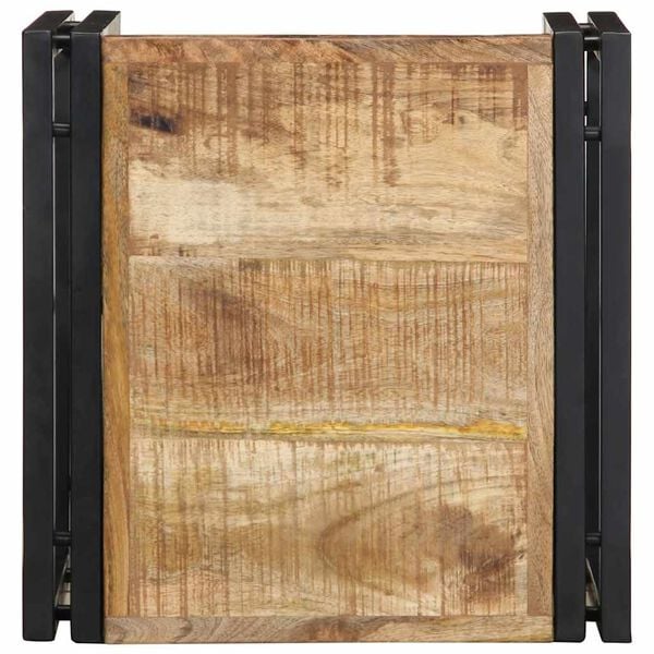 vidaXL Tavolino da Salotto 40x40x35 cm Legno Massello di Mango Grezzo