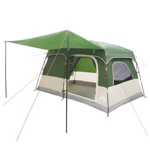 vidaXL Tenda Familiare 6 persona Verde Poliestere