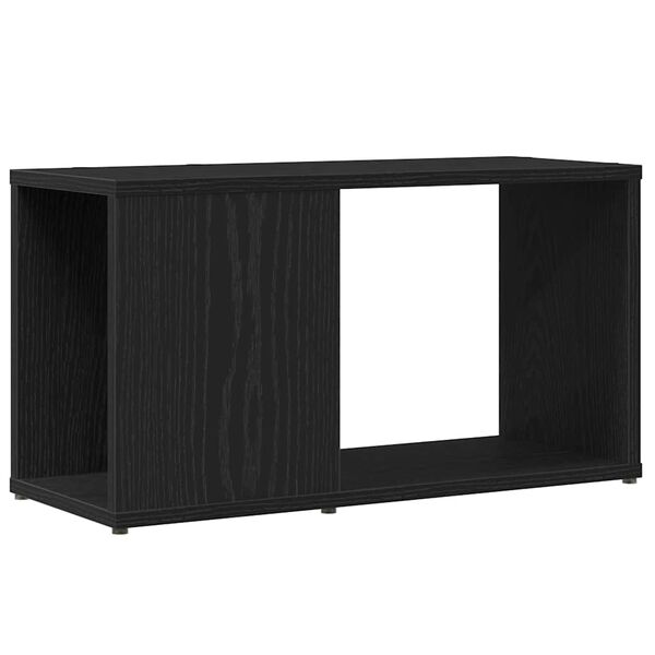 vidaXL Mobile Porta TV Rovere Nero 60x24x32 cm in Legno Multistrato