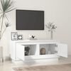 vidaXL Tavolino da Salotto Bianco 102x50x44 cm in Legno Multistrato