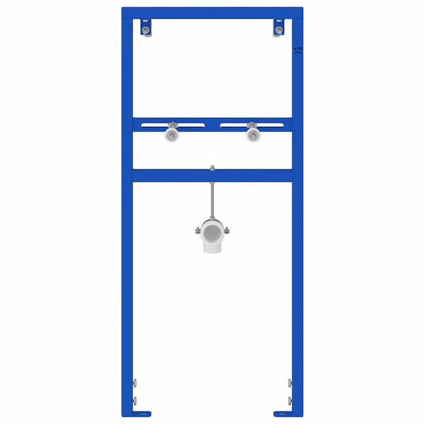 vidaXL Supporto da parete per bagno Blu 50 x 3 x 112 cm