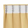 vidaXL Tende Blackout con Anelli 2 pcs Beige 260 x 140 cm Poliestere