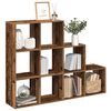 vidaXL Libreria a 3 Ripiani Legno Vecchio 137,5x29x103,5 cm Truciolato