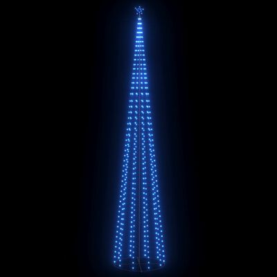 vidaXL Albero di Natale a Cono con 752 LED Blu 160x500 cm