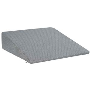 vidaXL Cuscino a Wedge 69 x 64 x 19 cm Medio Schiuma Memory Grigio