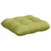 vidaXL Cuscini per Seduta 4 pcs Verde chiaro 40 x 40 x 12 cm Tessuto