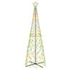 vidaXL Albero di Natale a Cono Colorato 500 LED 100x300 cm