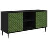 vidaXL Mobile TV GELEEN 102 x 33 x 51 cm Rovere Nero