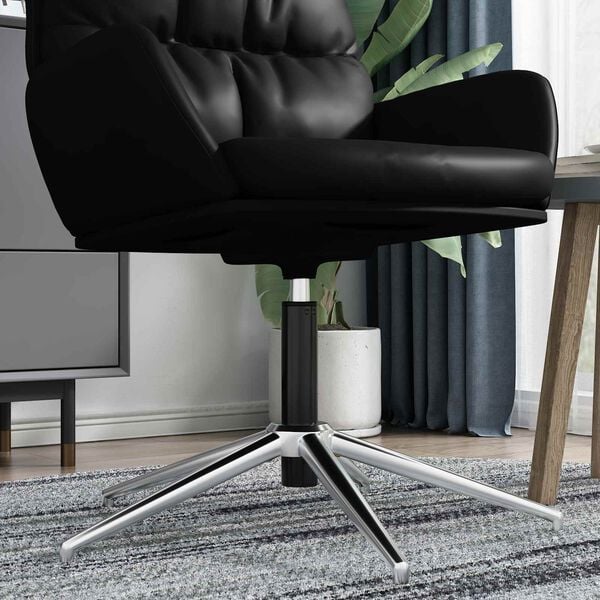 vidaXL Cilindro a Gas per Sedia da Ufficio Nero 14 cm Ferro