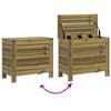 vidaXL Set Divani da Giardino 10 pz in Legno Impregnato di Pino