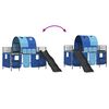vidaXL Struttura del letto loft per bambini Nero e Blu 79,5 x 200 cm
