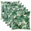 vidaXL Federa 6 pcs HEERLEN Motivo a Foglie 65 x 65 cm Poliestere