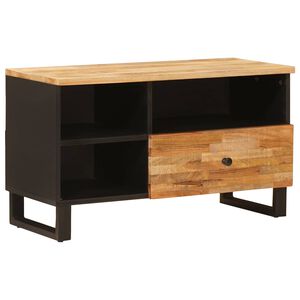 vidaXL Mobile TV Marrone 80 x 33,5 x 46 cm Legno di mango massello