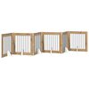 vidaXL Cancello per cani pieghevole con supporti 6 pcs 482 cm