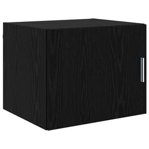 vidaXL Armadietto a muro Rovere nero 50 x 42.5 x 40 cm
