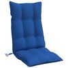 vidaXL Cuscini Sedia con Schienale Alto 6 pz Blu Reale Tessuto Oxford