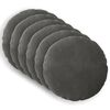 vidaXL Federa 6 pcs HEERLEN Grigio Scuro &Oslash; 60 cm Velluto
