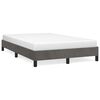 vidaXL Giroletto senza Materasso Grigio Scuro 120x200 cm Velluto