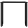 vidaXL Telaio Gambe a O per Tavolo da Pranzo 80x40x73 cm in Acciaio