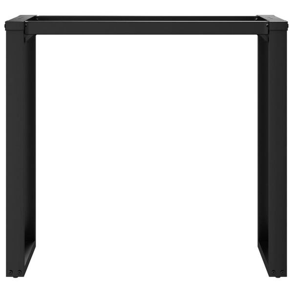 vidaXL Telaio Gambe a O per Tavolo da Pranzo 80x40x73 cm in Acciaio