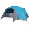 vidaXL Tenda da Campeggio Crossvent per 8 Persone Blu Impermeabile