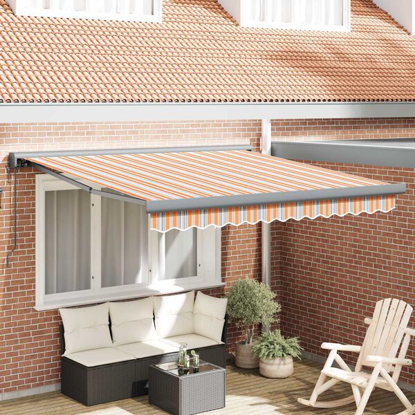 vidaXL Tenda da Sole Multicolore 350 x 250 x 165 cm