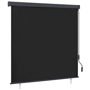 vidaXL Tenda a rullo Antracite 180 x 250 cm Tessuto e Alluminio