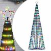 vidaXL Albero di Natale a LED 475 LED Colorato 247 cm