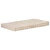 vidaXL Cuscino per Pallet e Pavimento in Cotone 120x80x10 cm Beige