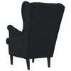 vidaXL poltrona Nero 92 x 71 x 91 cm Velluto