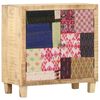 vidaXL Credenza con Patchwork 70x35x75 cm in Legno Massello di Mango