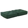 vidaXL Divano Componibile Verde 70x70x36 in Tessuto