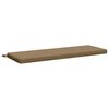 vidaXL Cuscino per panchina SOEST 100% Poliestere Tortora
