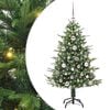 vidaXL Albero di Natale Artificiale Pre-illuminato con Set di Palline