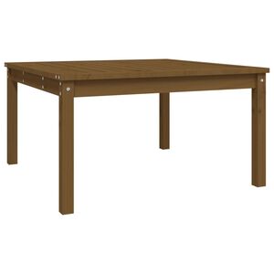 vidaXL Tavolo da Giardino Ambra 82,5x82,5x45 cm Legno Massello di Pino