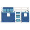 vidaXL Letto a Castello senza Materasso Blu 90x200cm Massello Pino