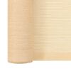 vidaXL Rete per Privacy in HDPE 2x25 m Beige