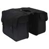 vidaXL Borsa per biciclette Nero 40 x 18.5 x 35 cm Poliestere