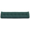 vidaXL Cuscino per Schiena Verde Scuro 200 x 24 x 50 cm Tessuto
