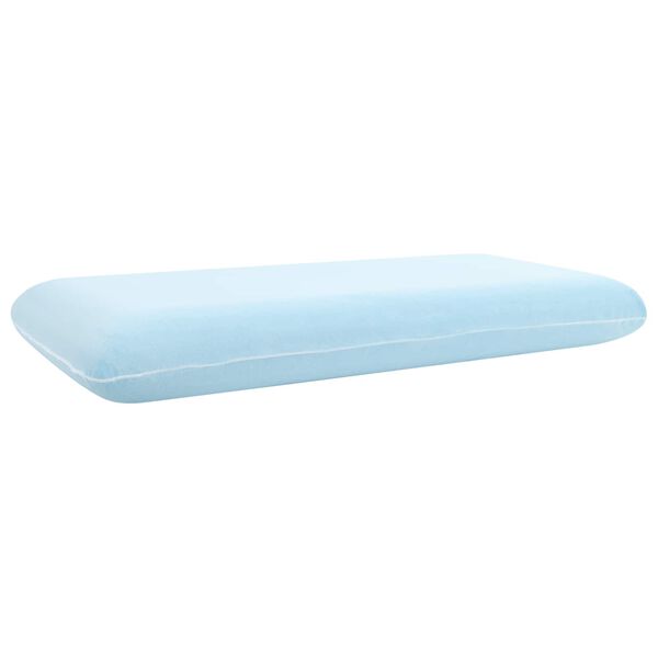 vidaXL Cuscino da Letto Bianco 70 x 36 x 13 cm Schiuma Memory in Gel