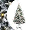 vidaXL Albero di Natale artificiale con 300 LED Verde 210 cm
