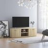 vidaXL Mobile Porta TV Rovere Sonoma 120x34x37 cm in Legno Multistrato