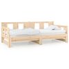 vidaXL Dormeuse Estraibile in Legno Massello di Pino 2x(90x200) cm